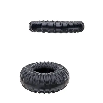 Perfect Fit Silicone TPR Ribbed Cock Ring