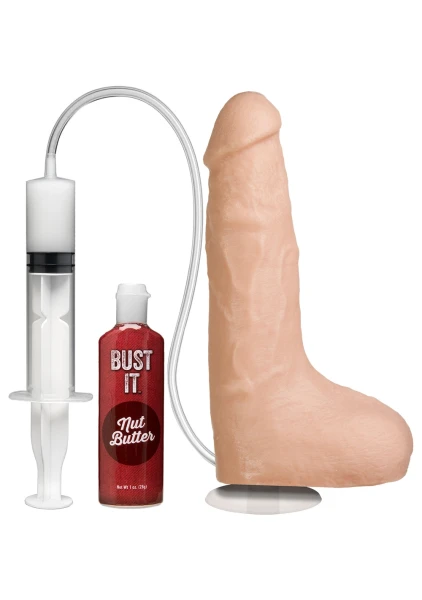 Bust It Squirting Realistic Cock by Doc Johnson -  Cocoa
