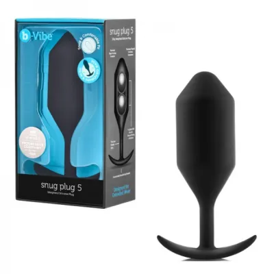 b Vibe Snug Plug 5 Black