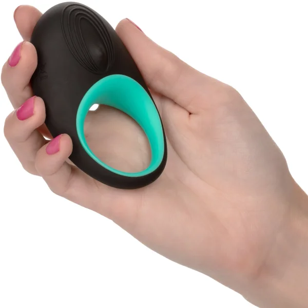 Link Up Pinnacle Silicone Rechargeable Rolling Pleasure Ball Cock Ring By CalExotics