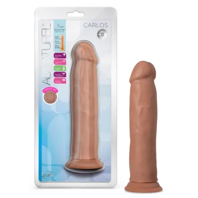 Au Naturel Carlos 9 Inch Dong Mocha Mocha
