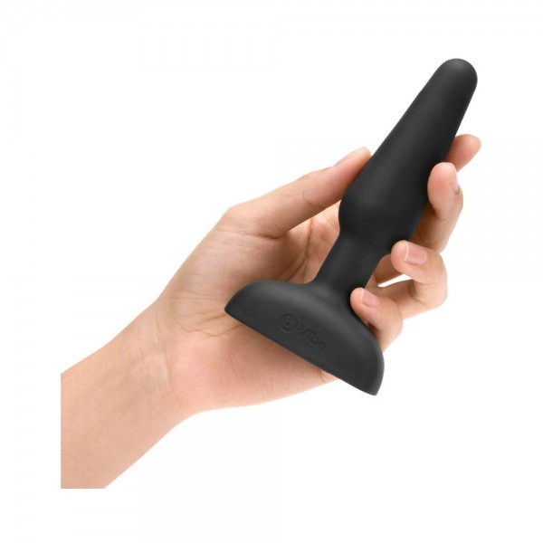 B-vibe Trio Silicone Vibrating Remote Controlled Multispeed Waterproof Anal Play Plug With Travel Ca