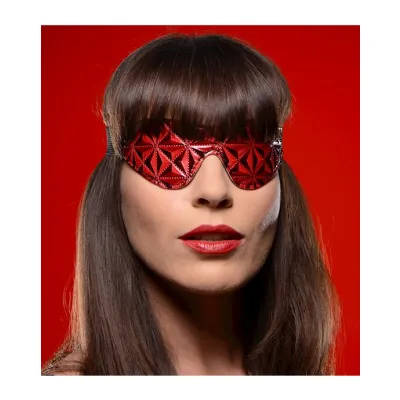 Crimson Tied Full Out Embossed Blindfold