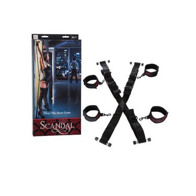 Scandal Over The Door Cross Black