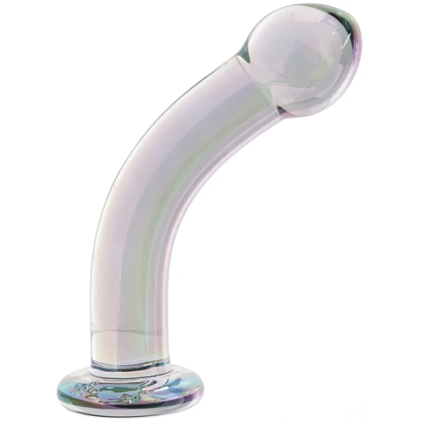 Playboy Pleasure Jewels King G-Spot & P-Spot Glass Dildo