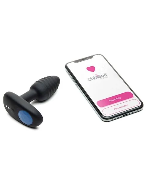 Ohmibod Lumen Vibrating Plug - Black - 3.9 Inch
