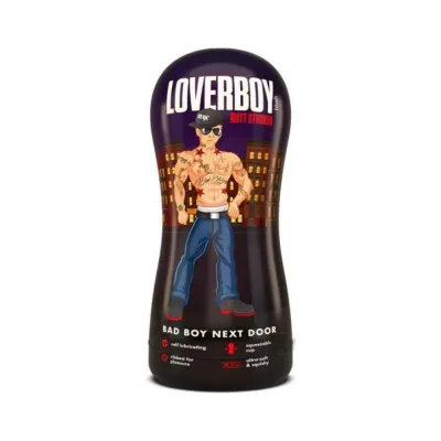 Anal Masturbators Loverboy Bad Boy Next Door Self lubricating Anal Stroker Beige
