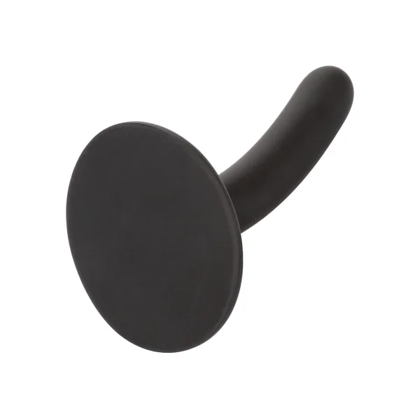 Boundless 4.5" Slim Silicone Suction Cup Dildo By CalExotics - Black
