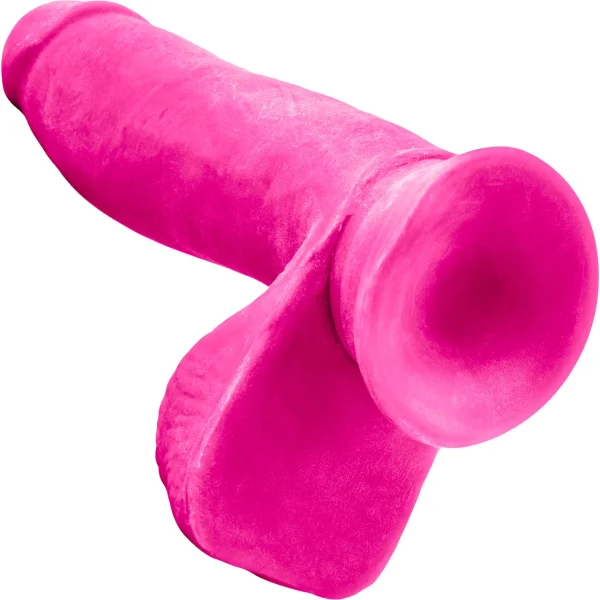 Au Naturel Bold Pleaser 7 Inch Sensa Feel Dual Density Dildo By Blush - Pink