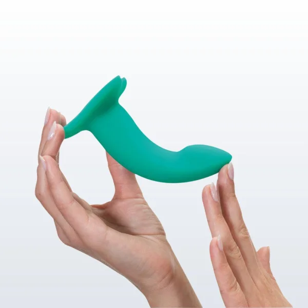 Limba Flex S Silicone Bendable Dildo By Fun Factory - Carribean Blue