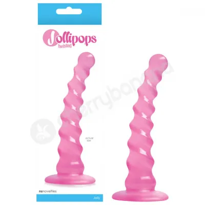 Jollipops Twisted Pink Butt Plug