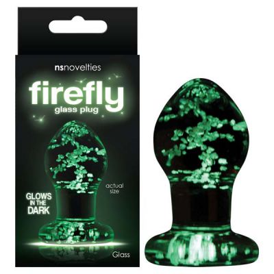 Glowing 2 4 Glass Butt Plug