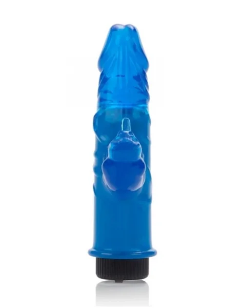 Crystal Playmate Vibrator - Blue - 3 Inch