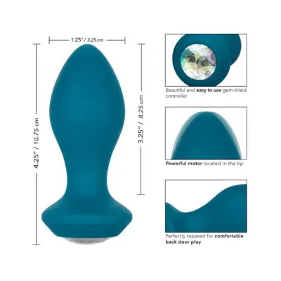 Power Gem Vibrating Crystal Probe Blue 4 25 Inch