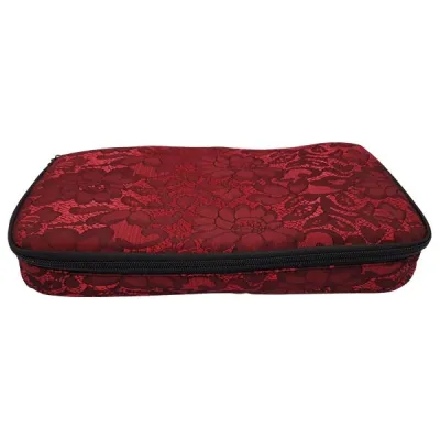 Lace Lockable Bag By Brigitta Red