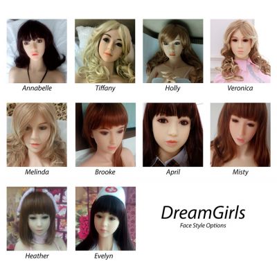 DreamGirl Realistic Silicone Full Size Head
