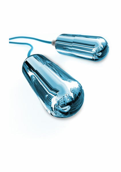 Classix Dual Vibrating Ball Teaser (Blue/Clear) - Fleshlight Wank