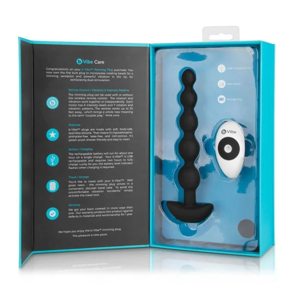 b-Vibe Cinco Vibrating Anal Beads