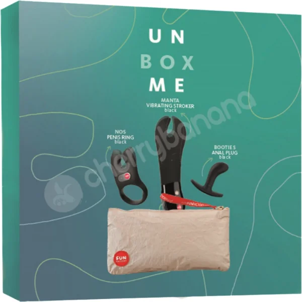Fun Factory Black Have It All Sex Toy Gift Box 4 Piece Set