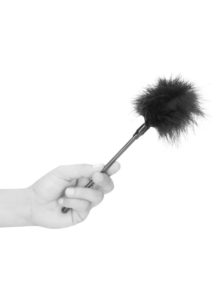 Ouch! Black Faux Feather Tickler