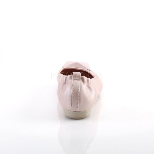 Round Toe Foldable Flats W/ Geometric Adornment — image 8 of 12