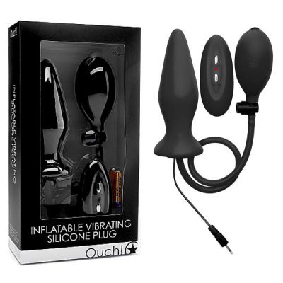 Inflatable Vibrating Butt Plug