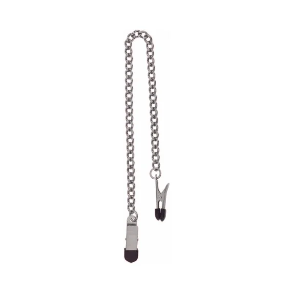 Spartacus Endurance Nipple Clamps With Curbed Chain Rubber Tipped — image 4 of 9