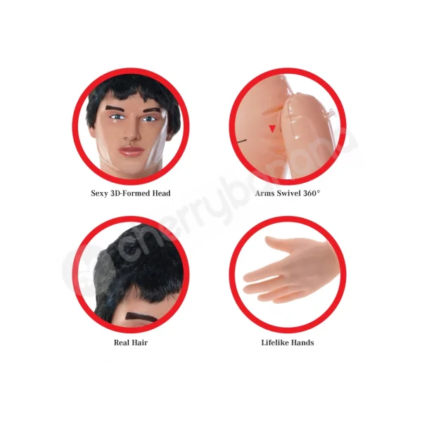 Pipedream Extreme Dollz Tyler Rocks Life-Size Love Doll