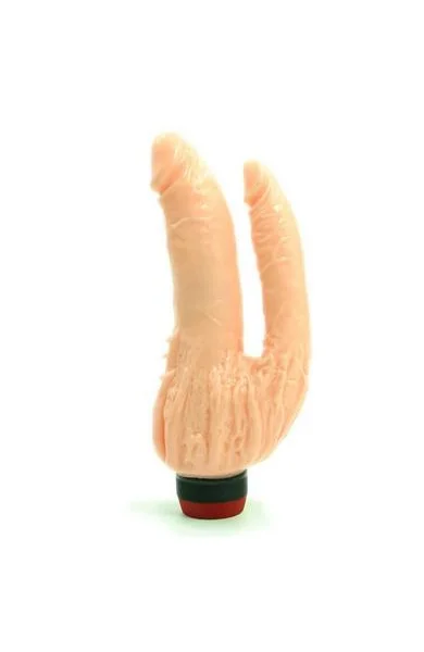 OVER & UNDER 7 INCH DOUBLE DONG FLESH