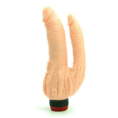 OVER UNDER 7 INCH DOUBLE DONG FLESH