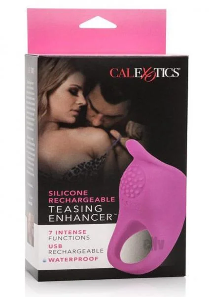 Teasing  Enhancer Ring Silicone Rechargeable Pink — image 7 of 8