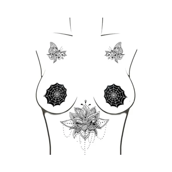 Neva Nude Pasty Spider Web — image 4 of 11