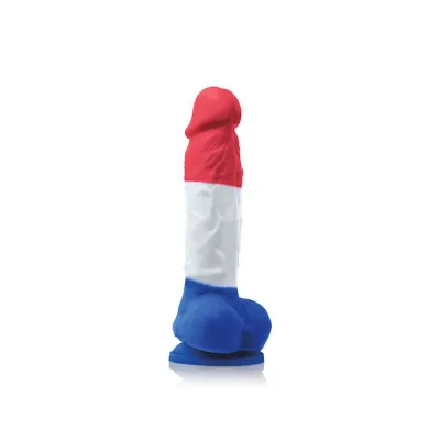 Colours Pleasures Tri colour Dildo 6 7 Inch Multi 5 Inch
