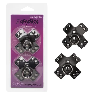 Euphoria Collection O Ring Pasties Black