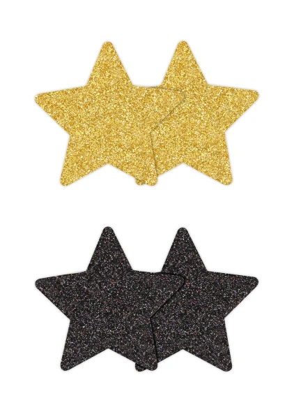 Pretty Pasties Glitter Stars Nipple Pasties Set