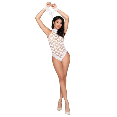 Teddy With Restraints One Size White