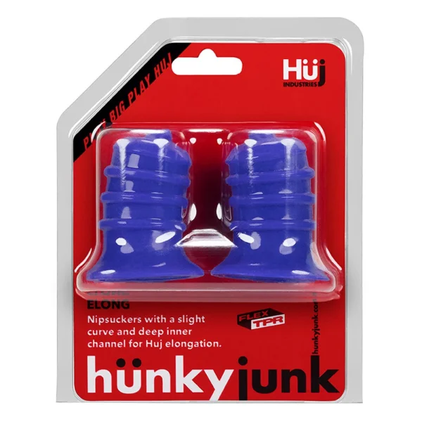 Hunkyjunk Elong Nipsuckers, Cobalt