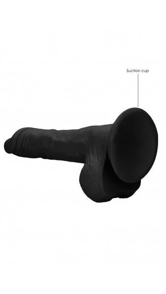 Realrock Dong with testicles 10'' - Black