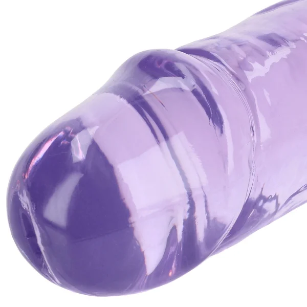 RealRock Crystal Clear Jelly 13 Inch Double Dildo