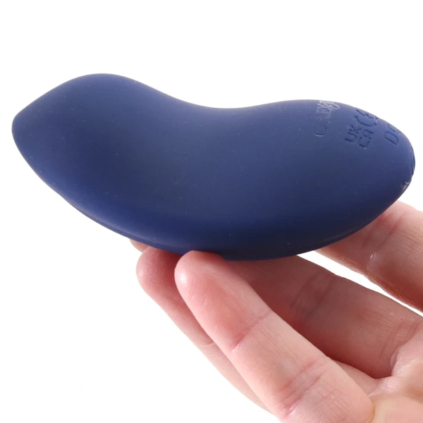 Cashmere Velvet Curve Rechargeable Waterproof Silicone Vibrator By CalExotics - Blue