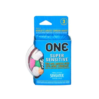 One Super Sensitive Condoms 3 Pack 3