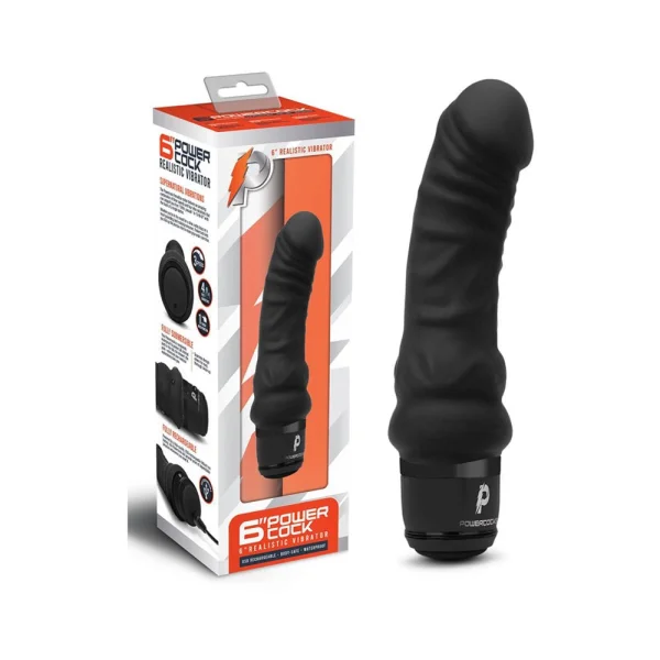 Powercock 6 inches Realistic Vibrator — image 9 of 12