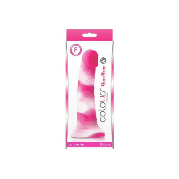 Colours - Pleasures - Yum Yum 6 In. Dildo - Pink