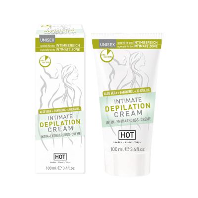 HOT INTIMATE Depilation Cream Hair Removal Cream 100 ml Tube