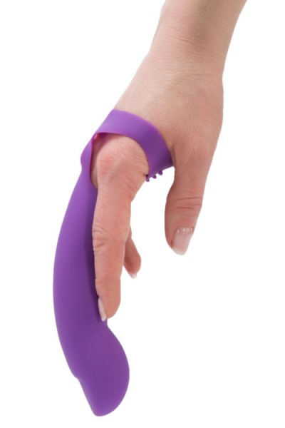 BMS Simple & True Silicone Textured Finger Dong