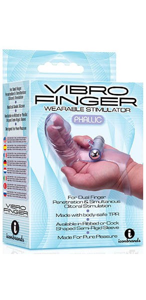 Ribbed Finger Vibrator