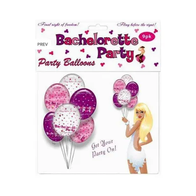 Bachelorette Foil Balloons Set 9