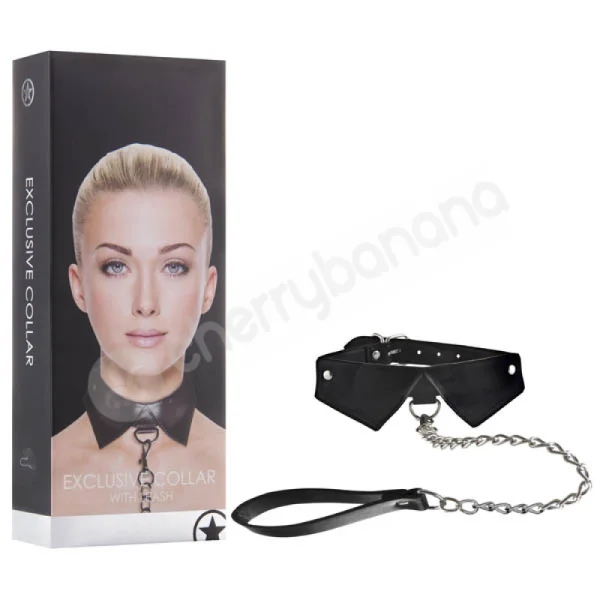 Ouch! Black Exclusive Collar & Leash