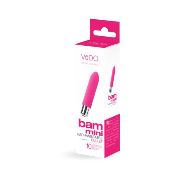 Vedo Bam Mini Rechargeable Bullet Vibe - 12 Pc Assort Display