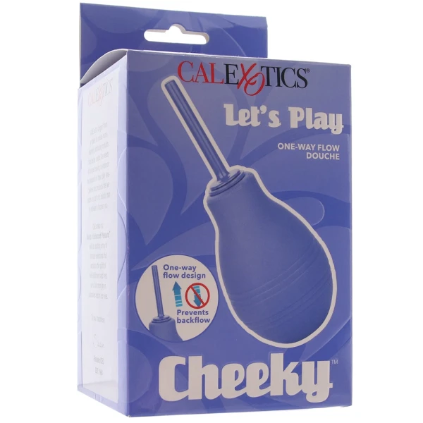 Cheeky One Way Flow Douche Anal Cleansing Tool By CalExotics - Purple